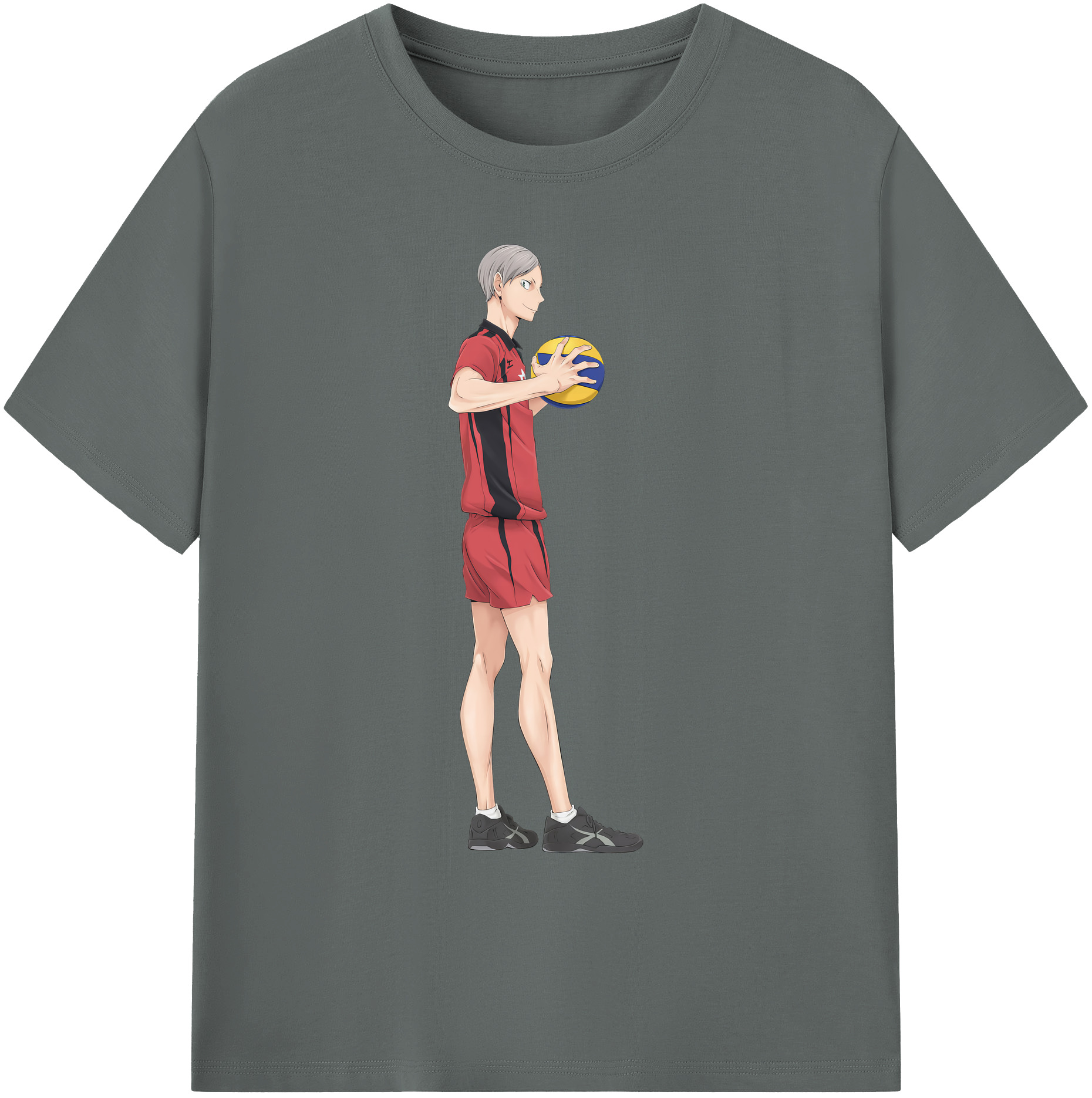 （画像用） ハイキュー!! Haikyu!! 綿100％ メンズ半袖Tシャツ｜肌触りやわらか＆通気性
